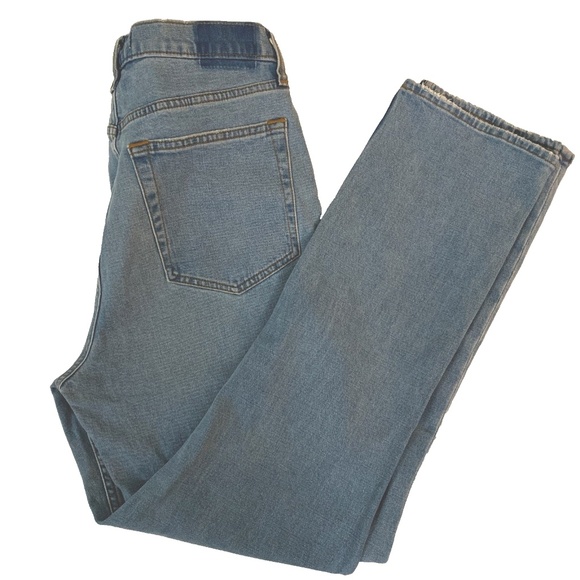 Abercrombie Jeans'90s Slim Straight Ultra High Rise women's 30S Criss Cross NWT - Picture 1 of 14
